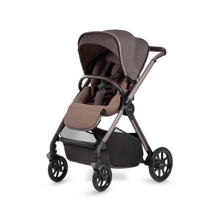 Grey silver store cross pushchair