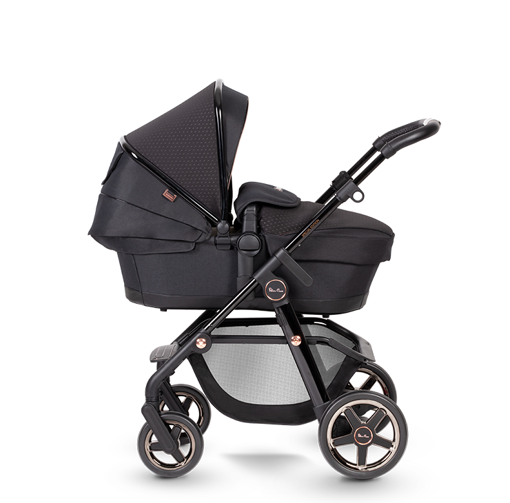 Silver cross 2025 black pram