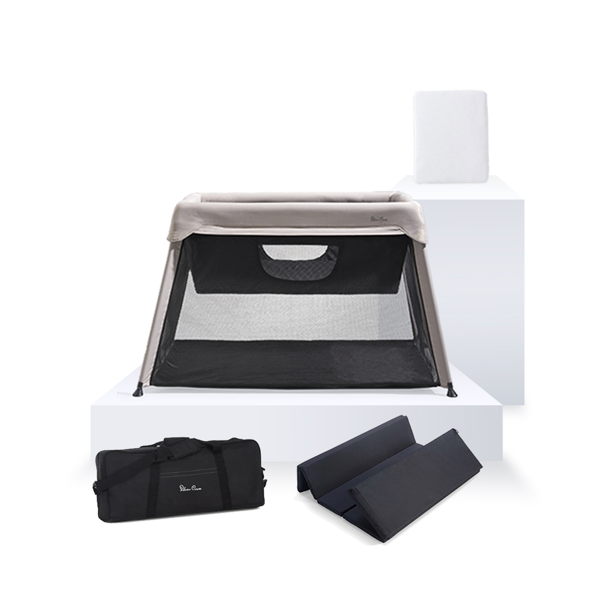 Slumber Travel Cot Stone Bundle (4 Piece)