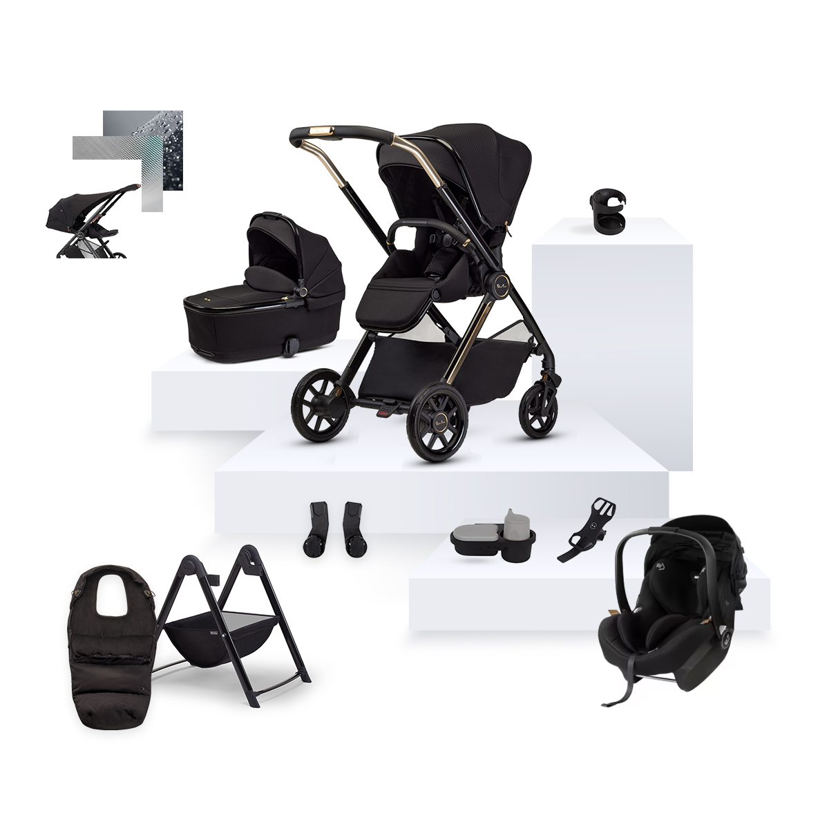 Reef 2 SE Espresso Bundle + Maxi Cosi LX (12 Piece)