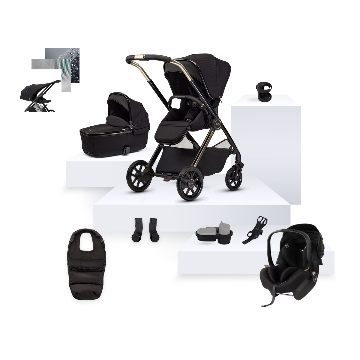 Reef 2 SE Espresso BUNDLE + Maxi Cosi Car Capsule (12 Piece)
