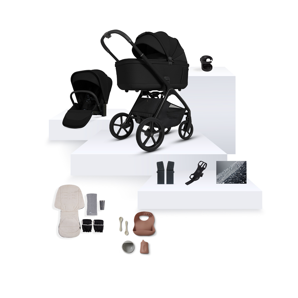 Cove Onyx Ultimate Newborn Bundle (9 Piece)