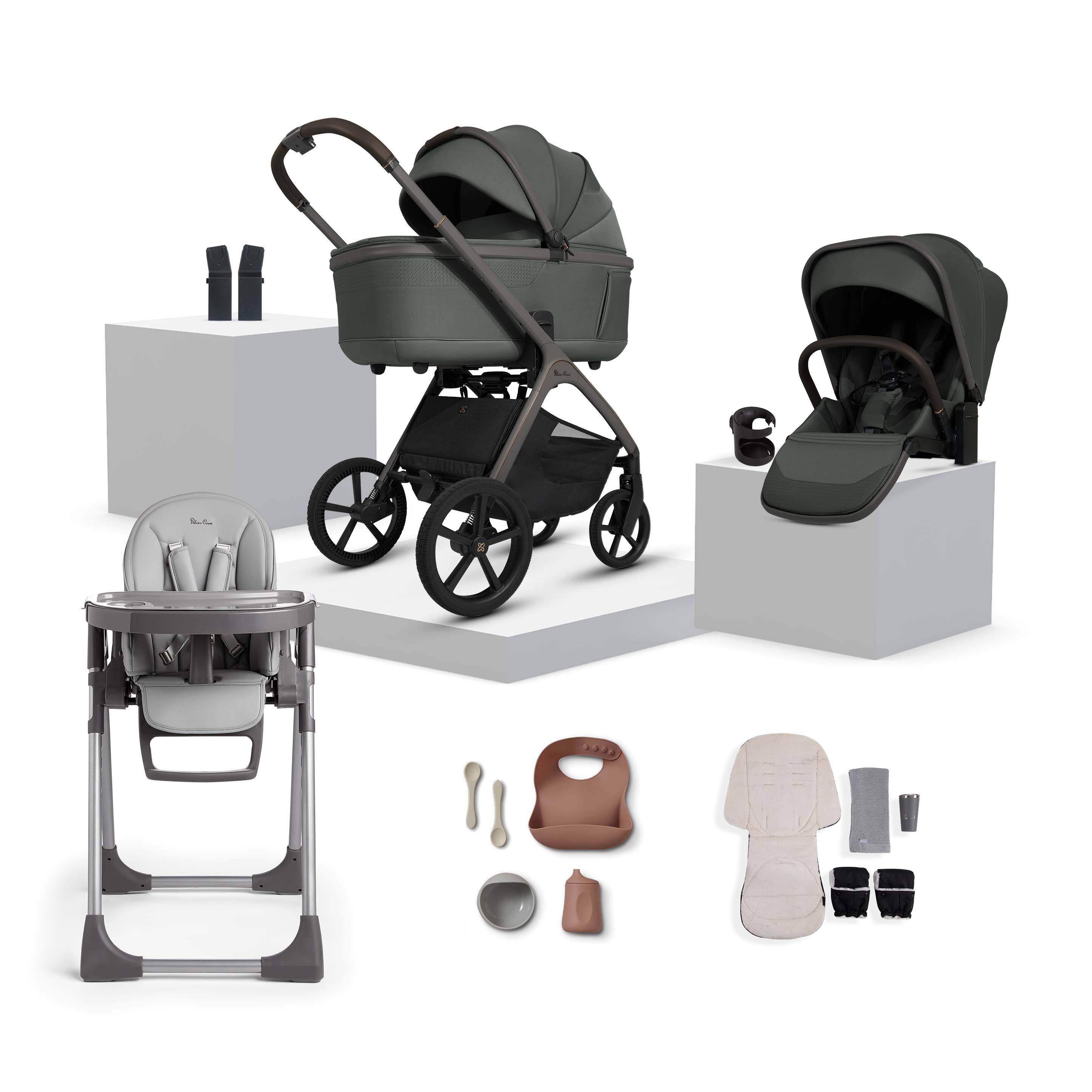 Cove Pewter Ultimate Newborn Bundle (9 piece)