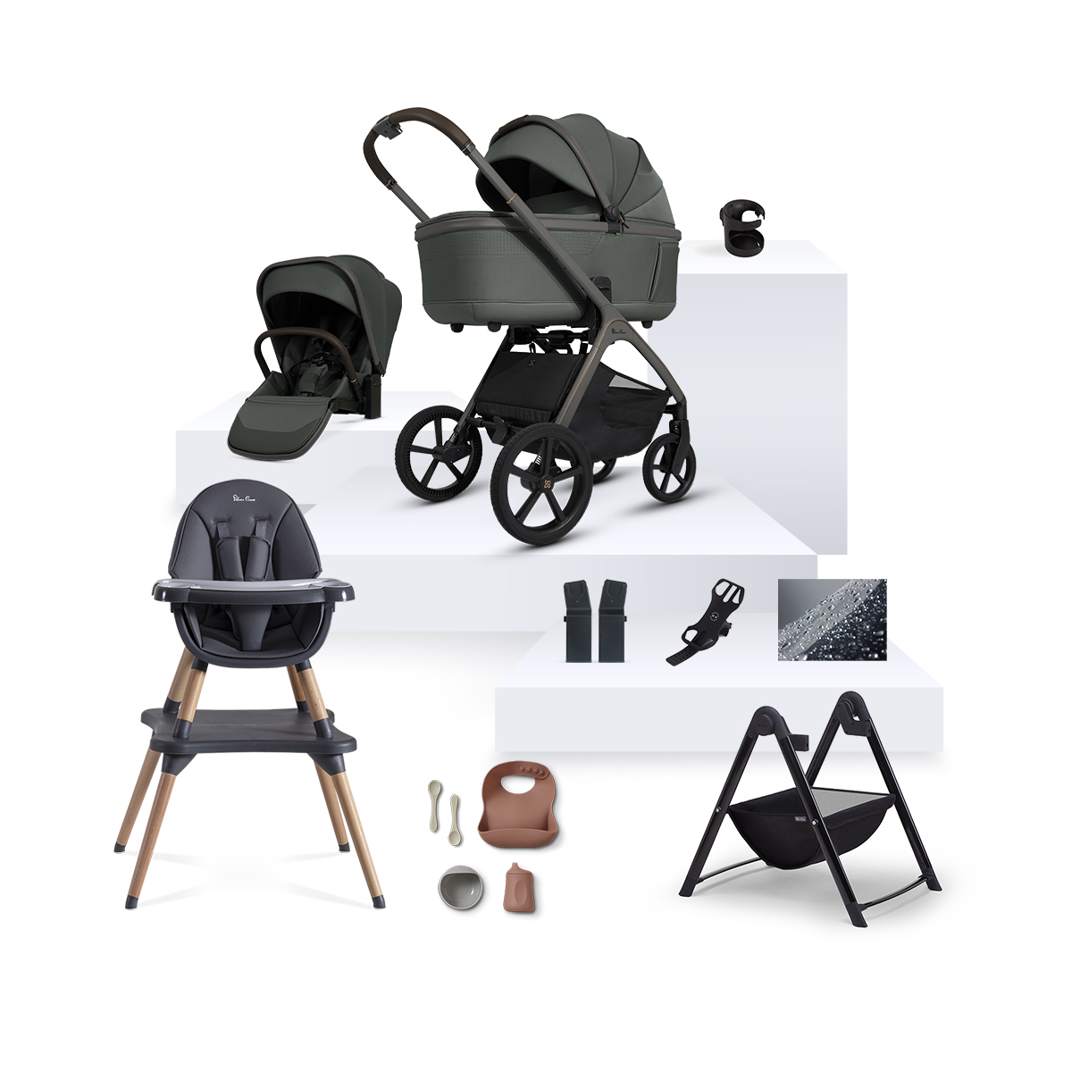 Cove Pewter Ultimate Newborn Bundle (10 Piece)