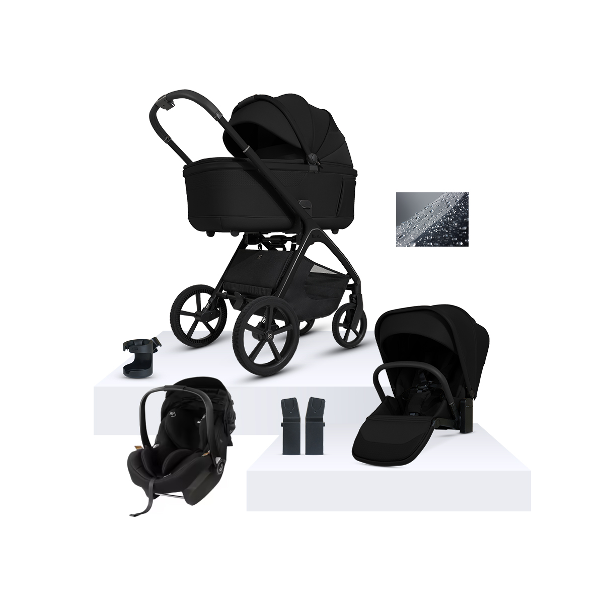 Cove Onyx + Maxi Cosi Car Capsule (7 Piece)