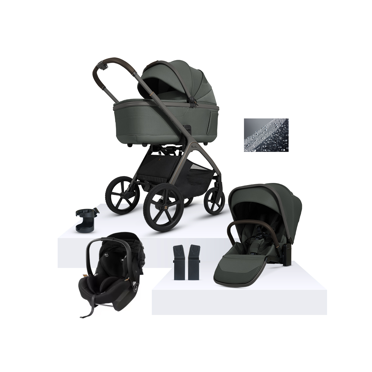 Cove Pewter + Maxi Cosi Car Capsule (7 Piece)