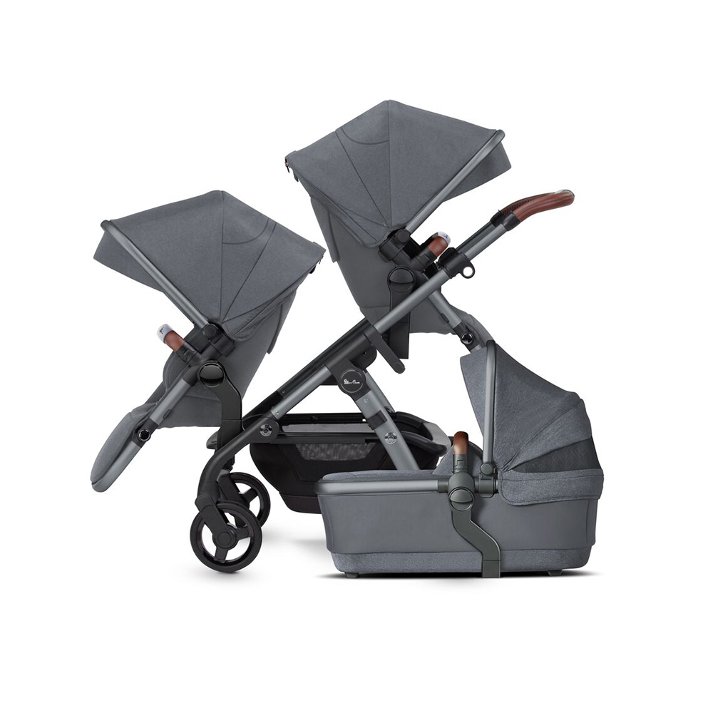 Pram hand cheap muff silver cross