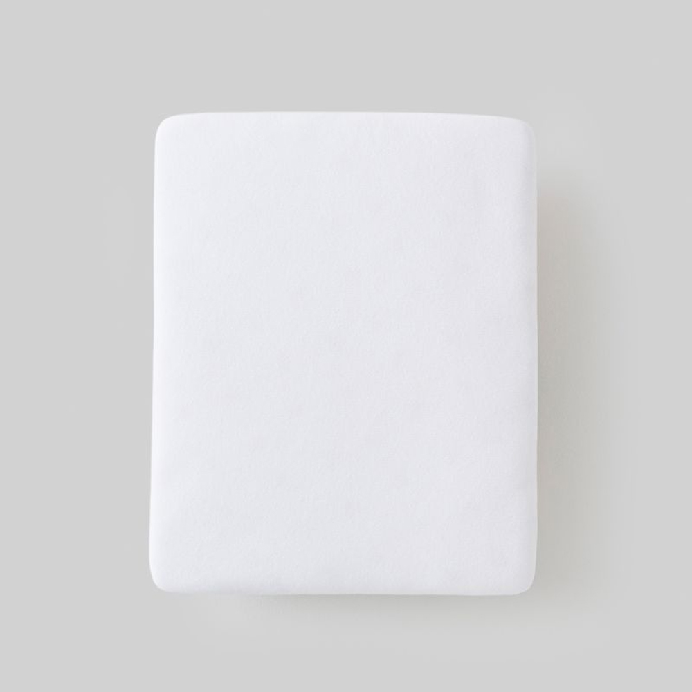 Slumber Fitted Sheet New Born - White