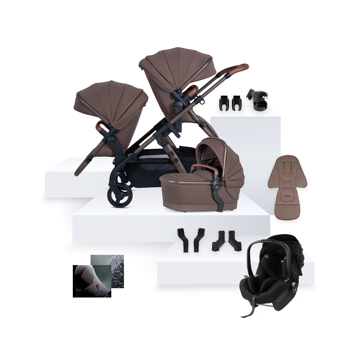 Wave 3 Caramel Maxi Cosi 12LX Bundle