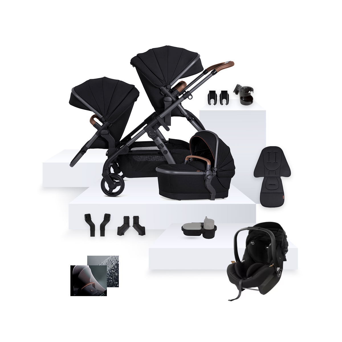 Wave 3 Licorice Maxi Cosi 12LX Bundle